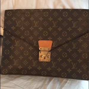 LV vintage clutch or notebook holder